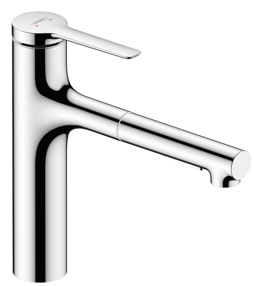 https://raleo.de:443/files/img/11eeea420d543e7092906bba4399b90c/size_l/Hansgrohe-HG-Spueltischmischer-160-Zesis-M33-Ausziehbrause-2jet-chrom-74801000 gallery number 1